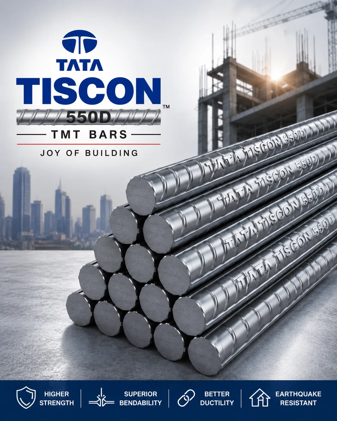 Buy TMT Steel Bars